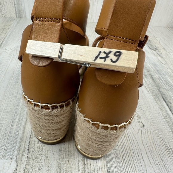 Franco Sarto Camel Ankle Strap Wedges - Picture 8 of 8